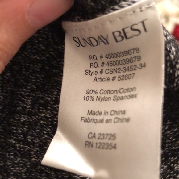 Sunday Best Aritzia—Grey Turtleneck Shirt - Picture 9 of 9